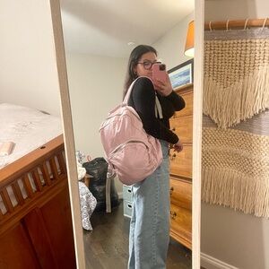 Vans Pink Leather Backpack for Women